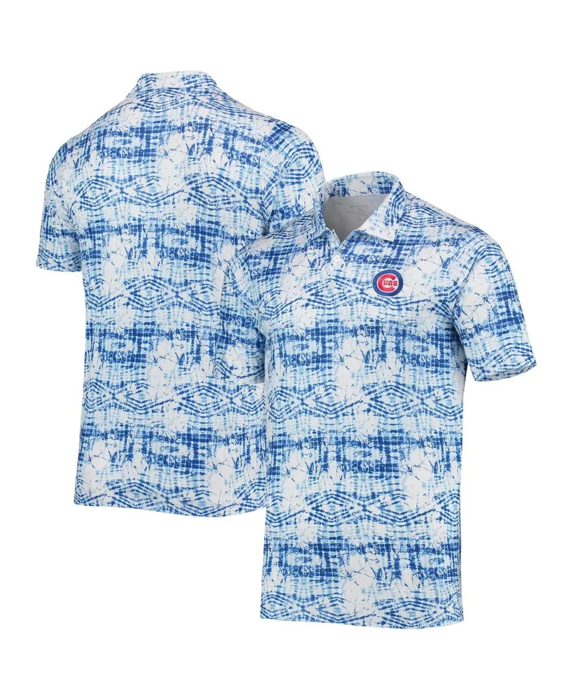 Men's Chicago Cubs Columbia Royal Cooperstown Collection Drive Polo