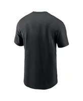 Men's Nike Black Minnesota Twins Camo Logo Team T-shirt