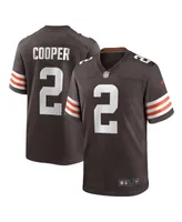 Men's Nike Amari Cooper Brown Cleveland Browns Player Game Jersey