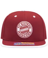 Men's Red Bayern Munich Tape Snapback Hat