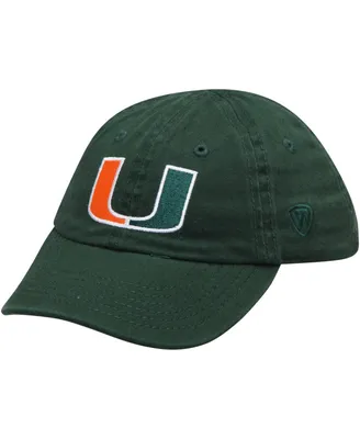 Infant Unisex Top of The World Green Miami Hurricanes Mini Me Adjustable Hat