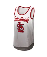 Women's G-iii 4Her by Carl Banks White St. Louis Cardinals Logo Opening Day Tank Top
