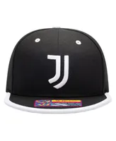 Men's Black Juventus Tape Snapback Hat