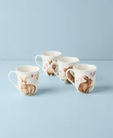 Lenox Butterfly Meadow Bunny Mug Set, Set of 4