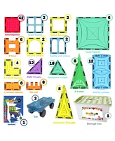 Mag-Genius Magnet Tiles, 141 + 2 Pieces