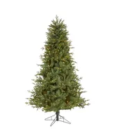 New Hampshire Spruce Artificial Christmas Tree with Lights and Bendable Branches, 78"