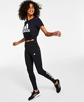 adidas Women's Linear-Logo Full Length Leggings, Xs-4X