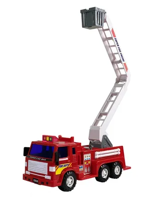Mag-Genius Medium Duty Friction Powered Fire Truck Toy
