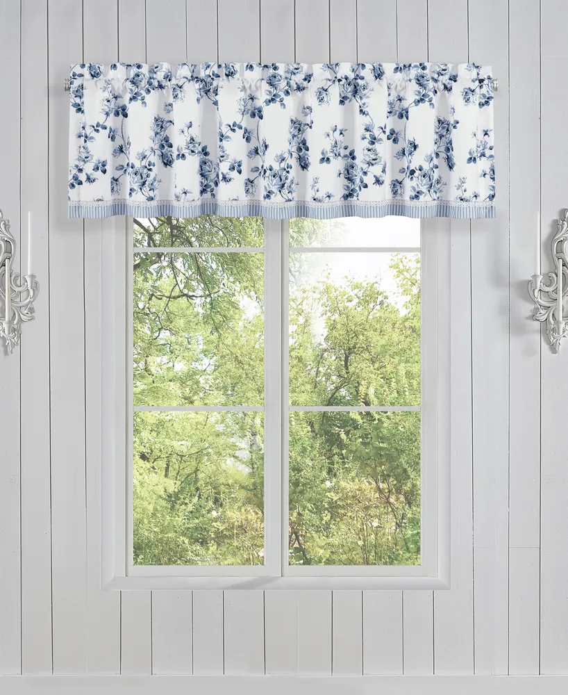 Closeout! Royal Court Rialto Chelsea Straight Window Valance, 17" x 72"