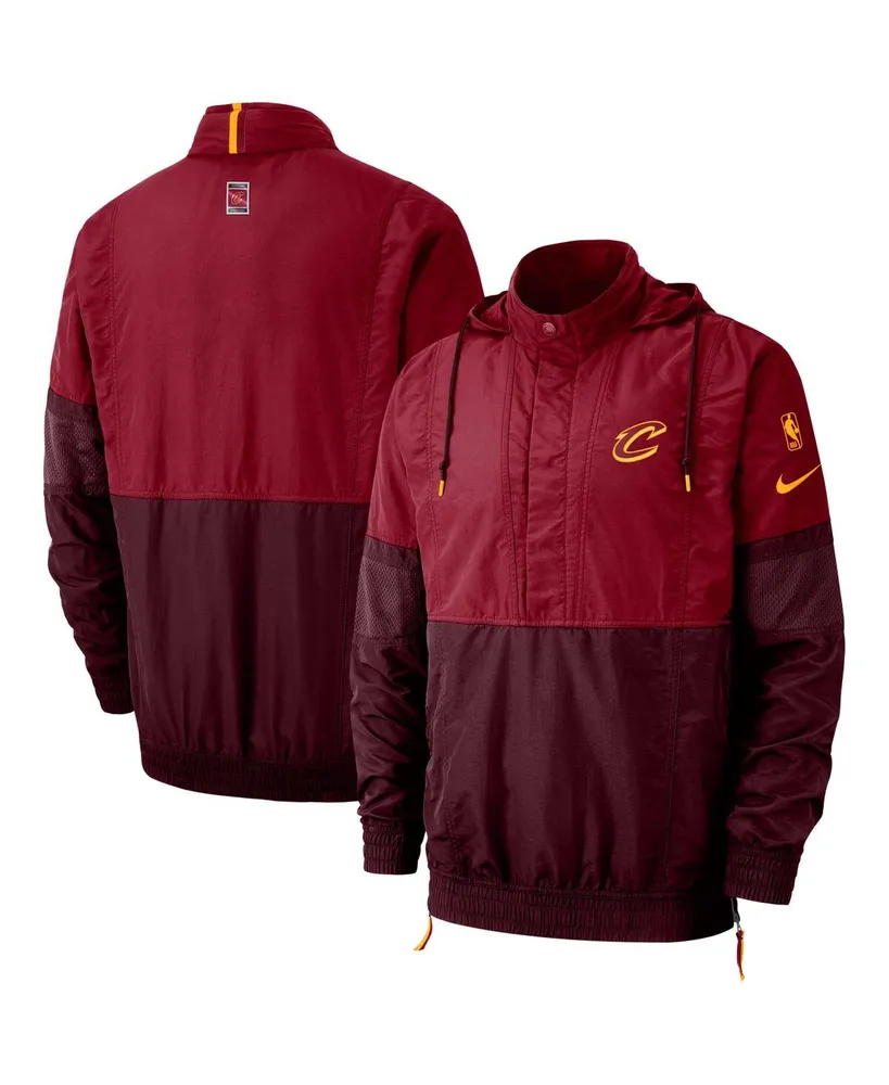 Cleveland Cavaliers Nike 2021/22 City Edition Therma Flex Showtime Short  Sleeve Full-Snap Collar Jacket - Wine/Gold