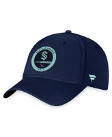 Men's Fanatics Deep Sea Blue Seattle Kraken Authentic Pro Training Camp Flex Hat