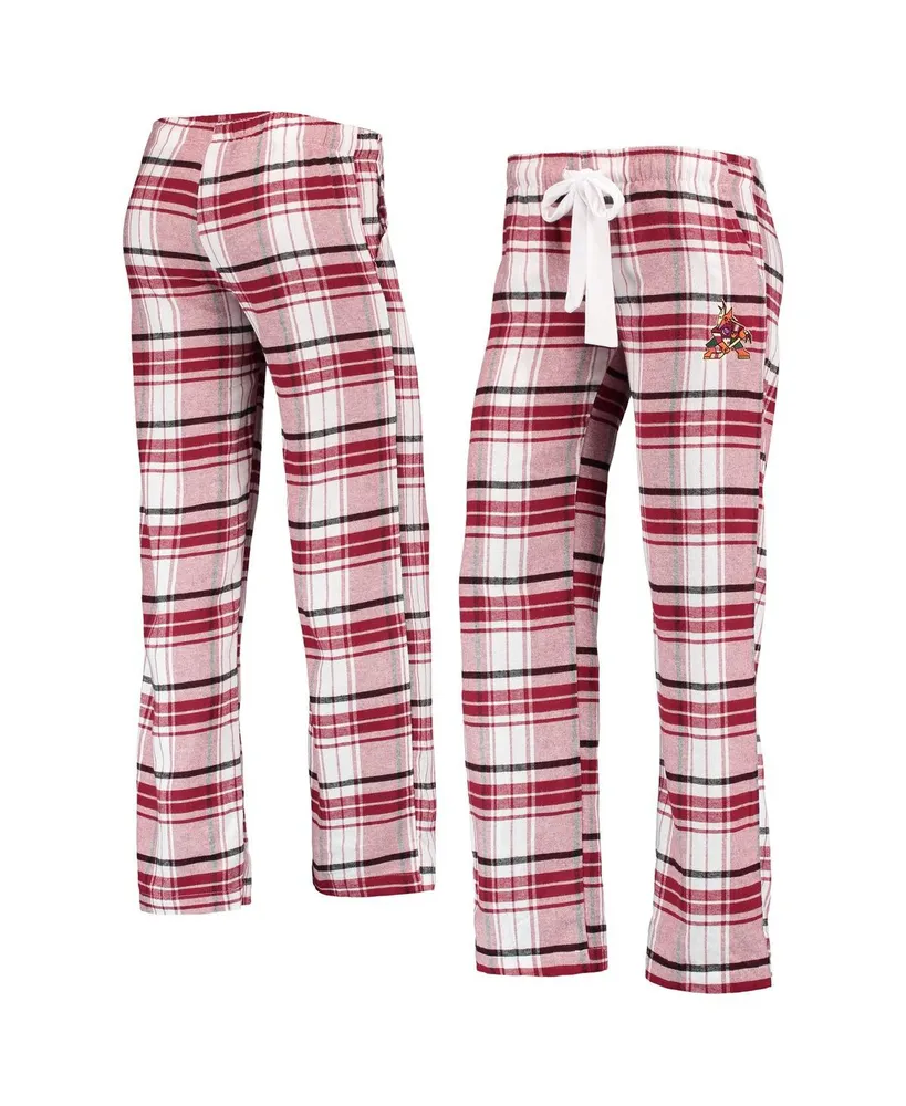 Women's Concepts Sport Garnet, Black Arizona Coyotes Accolade Flannel Pants