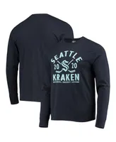 Men's '47 Heathered Deep Sea Blue Seattle Kraken Club Long Sleeve T-shirt