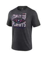 Men's Fanatics Charcoal Washington Capitals 2022 Stanley Cup Playoffs Wraparound T-shirt