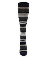 Multi Striped Cotton Compression Socks