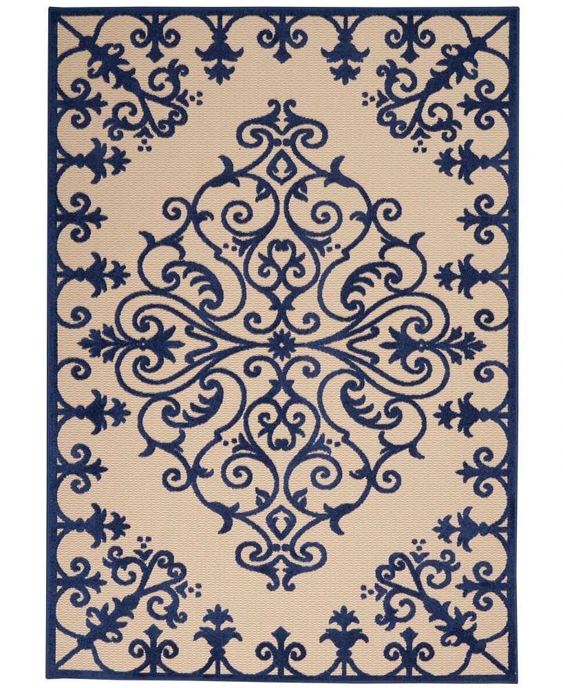 Nourison Home Aloha ALH12 5'3" x 7'5" Outdoor Area Rug