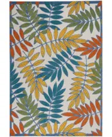 Nourison Home Aloha ALH18 5'3" x 7'5" Outdoor Area Rug