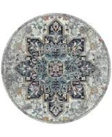 Amer Rugs Montana Kriselda 7'6" x 7'6" Round Area Rug