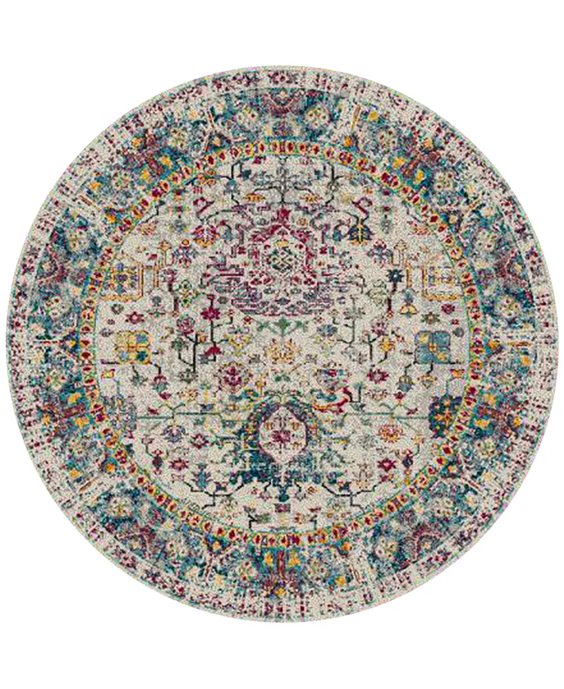 Amer Rugs Montana Carrey 7'6" x 7'6" Round Area Rug