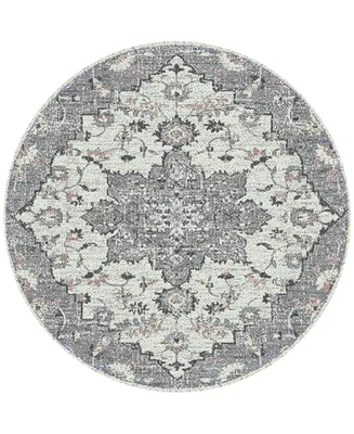 Amer Rugs Montana Herris 7'6" x 7'6" Round Area Rug