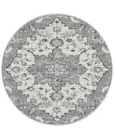 Amer Rugs Montana Herris 7'6" x 7'6" Round Area Rug