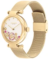 Coach Women's Cary Gold Tone Mesh Bracelet Watch 34mm - Gold