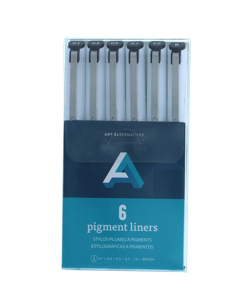 Art Alternatives Pigment Liner Set, 6 Piece