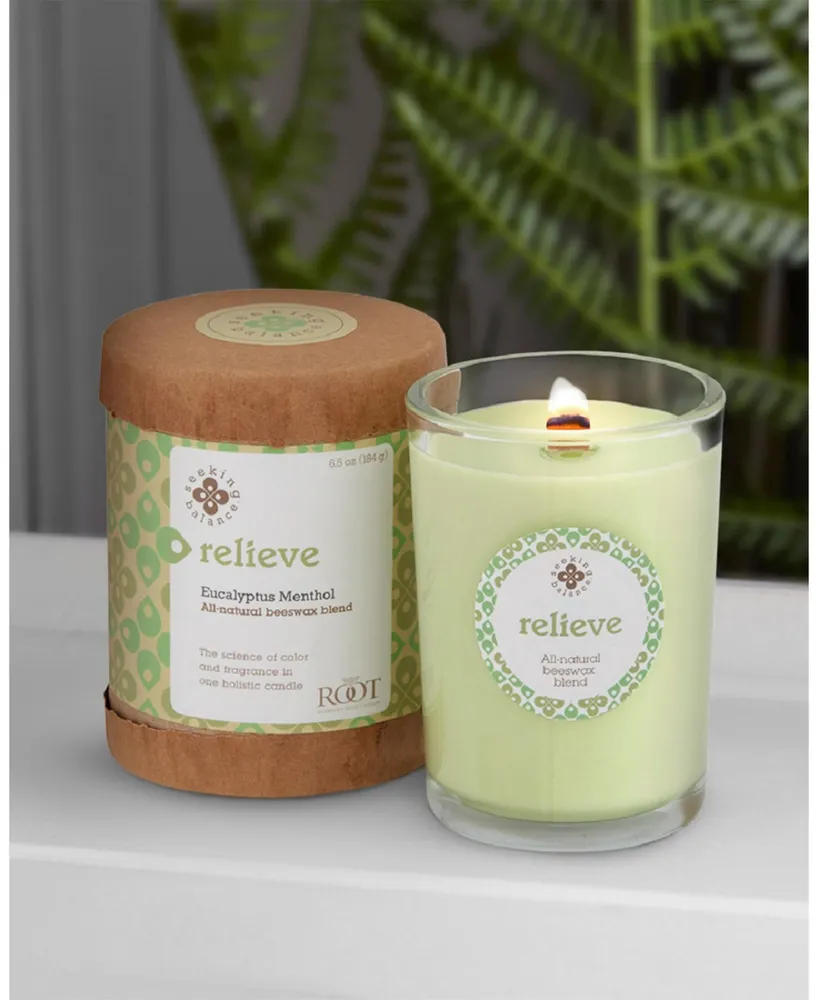 Seeking Balance Relieve Eucalyptus Menthol Spa Jar Candle