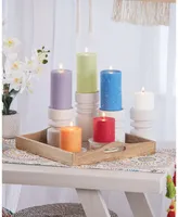 Seeking Balance Pillar Illuminate Candle, 3" x 3"