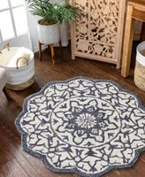 Lr Home Arabella ABA21709 3' x 3' Round Area Rug