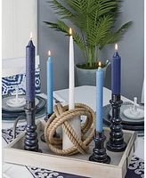 Timberline Collenette 9" Taper Candle Set, 4 Piece