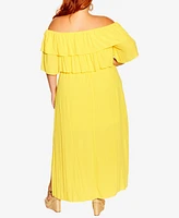 City Chic Trendy Plus Size Monaco Dress