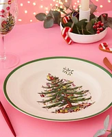 Spode Christmas Tree Salad Plates, Set of 8