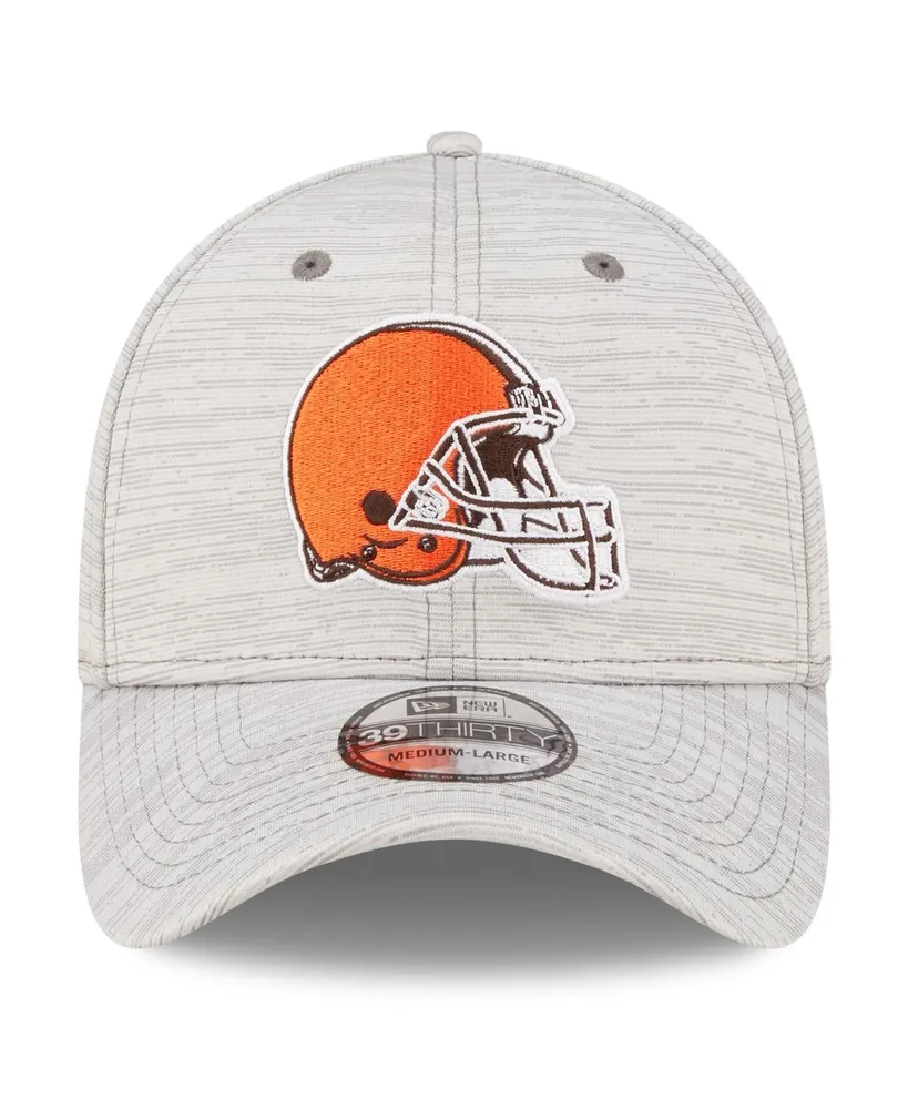 Men's Gray Cleveland Browns 2022 Nfl Training Camp Official Coach 39Thirty Flex Hat