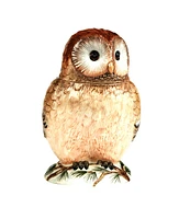 Certified International Winter's Walk 3D Owl Cookie Jar