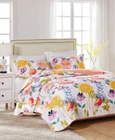 Greenland Home Fashions Watercolor Dream Quilt Set