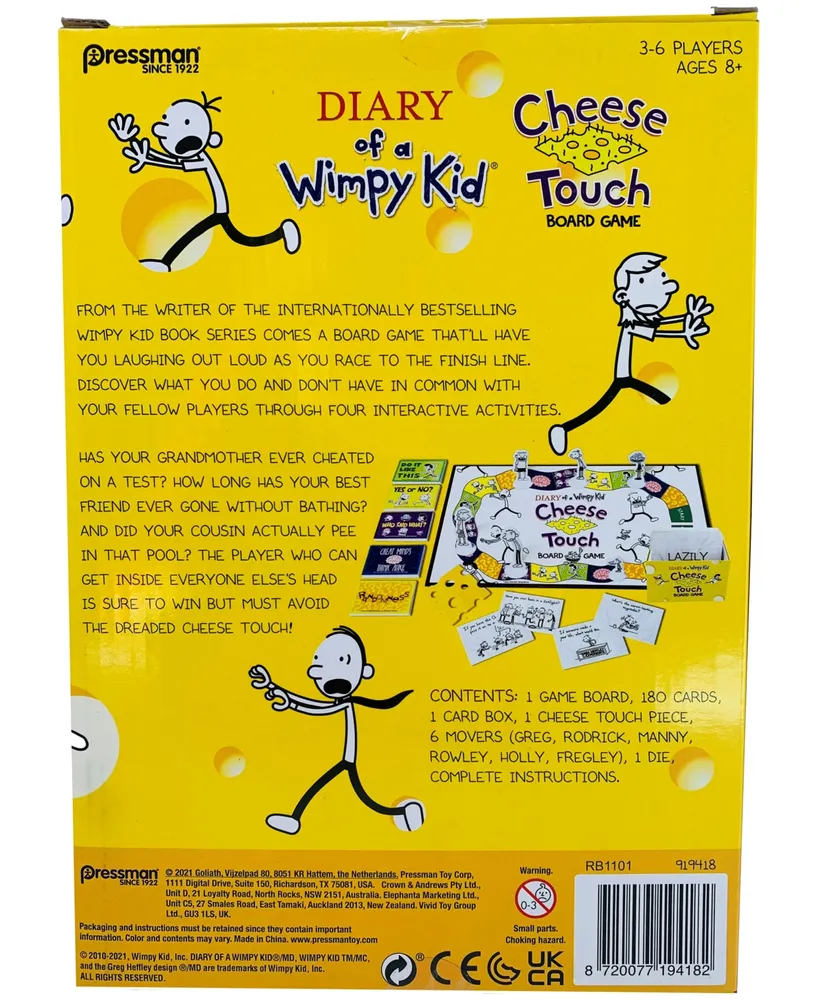 Diary of a Wimpy Kid Cheese Touch Board Game Set