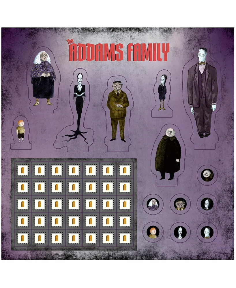 The Addams Family - A Delightfully Frightful Creepy Board Game Set