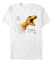 Men's Jurassic World Geometric Trex T-shirt