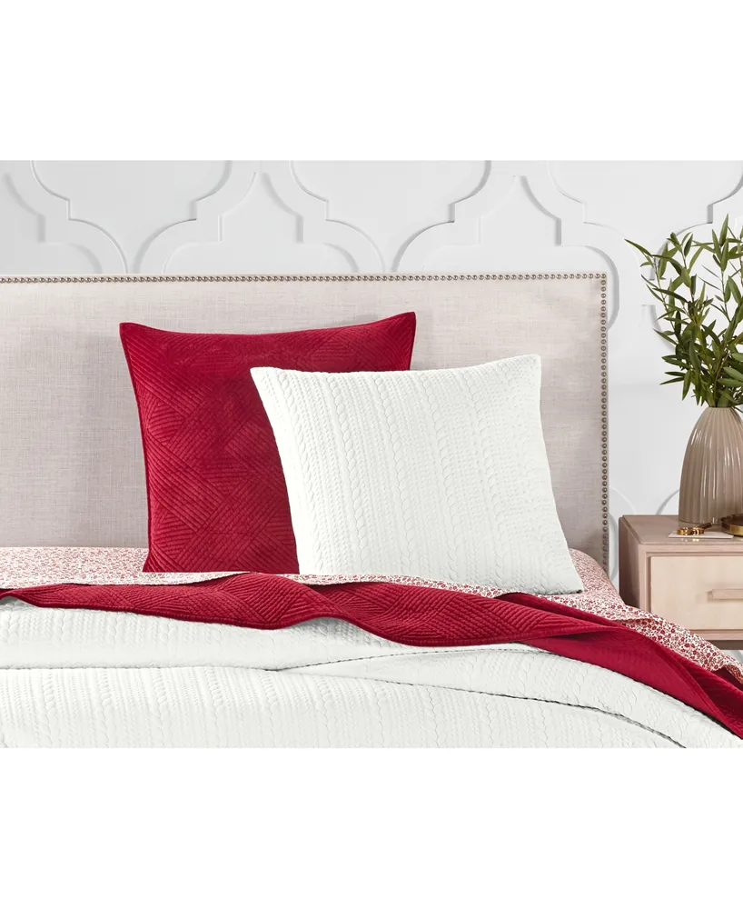 Charter Club Damask Designs Cable Knit 3-Pc. Comforter Set, Full/Queen, Created for Macy's