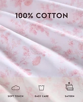 Closeout! Laura Ashley 300 Thread Count Cotton Sateen 4-Pc. Sheet Set