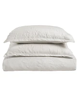 Laura Ashley Rowland Matelasse 2-Pc. Duvet Cover Set, Twin