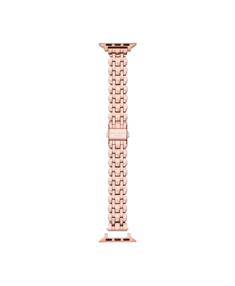 kate spade new york Rose Gold-Tone Stainless Steel Scallop Bracelet Band for Apple Watch, 38mm, 40mm, 41mm - Rose Gold