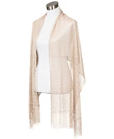 I.n.c. International Concepts Knit Fringe Evening Wrap, Created for Macy's