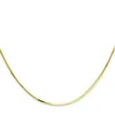 Giani Bernini Square Snake Link 16" Chain Necklace in 18k Gold-Plated Sterling Silver, Created for Macy's