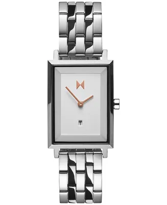 Mvmt Women's Signature Square Stainless Steel Bracelet Watch, 24mm - Silver
