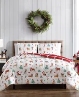 Hallmart Collectibles Holiday Dogs 3-Pc Comforter Sets, Exclusively at Macy's