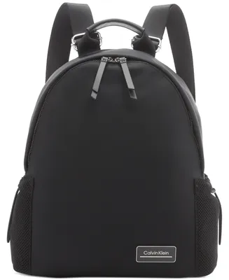 Calvin Klein Jessie Mesh Side Pocket Nylon Backpack