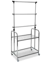 Seville Classics Home Height Adjustable Garment Rack