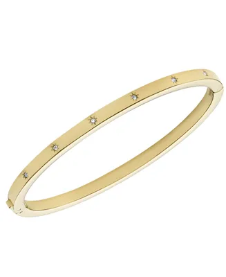 Sutton Shine Bright Stainless Steel Bangle Bracelet - Gold